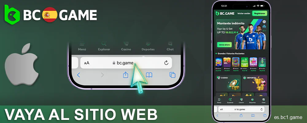Ir a la página web de BC.Game España