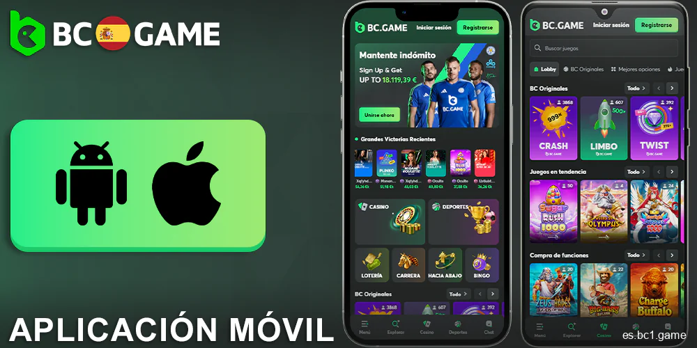 BC.Game app para jugadores españoles