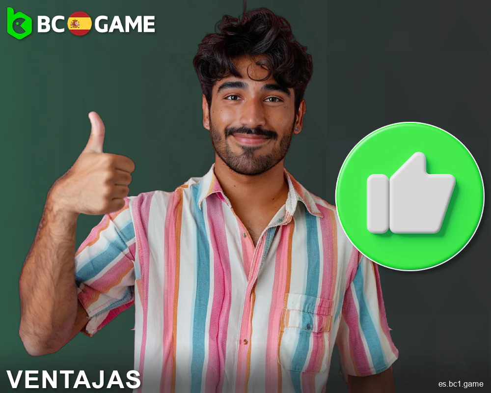 Ventajas de BC.Game ES Casino