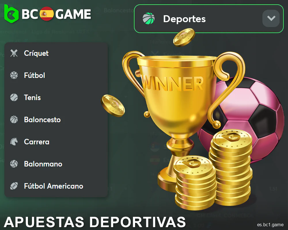 Hacer una apuesta en BC.Game España