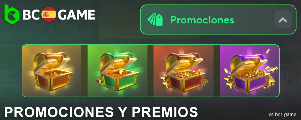 Bonos en BC.Game Casino para españoles